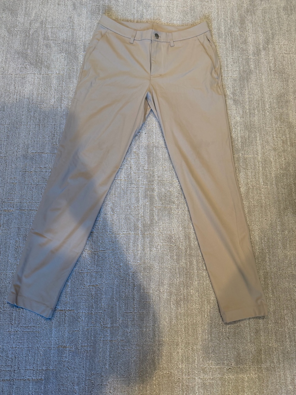Lululemon ABC Slim-Fit Warpstreme Pants Men’s 32x32 Khaki Beige Athletic Chino